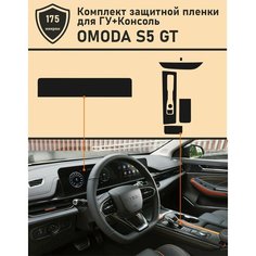 Omoda S5 GT/Комплект защитной пленки ГУ+Консоль Tonexpert.