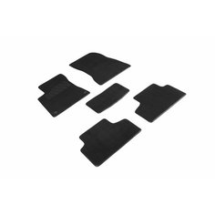 Ворсовые коврики LUX Mercedes GLB 1 X247 / Мерседес ГЛБ 247 2019-н. в. черные Seintex 94660