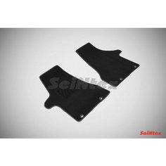 Ворсовые коврики LUX Volkswagen Transporter T5 2003-15/T6 2015-н. в. черные Seintex 85239