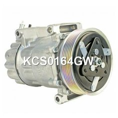 Компрессор кондиционера Citroen Berlingo, C3, Picasso, C4, C5, DS3 (Ситроен Берлинго, С3, Пикассо, С4, С5, ДС3) / Peugeot 2008, 207, 208, 307, 308, 5008, 508, Partner II (Пежо Партнер 2), новый Krauf