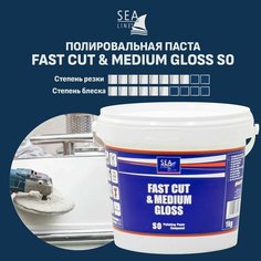 Паста полировальная Medium Sea Line S0 для лодок 1кг
