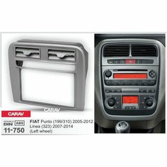 Рамка переходная 2-DIN для FIAT Punto (199/310) 2005-2012, Linea (323) 2007-2014 CARAV 11-750