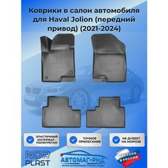 Коврики в салон автомобиля для Haval Jolion (передний привод) (2021-2024), NPA10-C28-430 Unidec