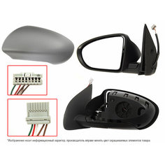 Зеркало левое для Ниссан Кашкай 2006-2010 год выпуска (Nissan Qashqai j10) SAT ST-DT65-940-B2