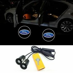 Проекция логотипа автомобиля / врезной проектор с логотипом Ford (Форд) Нет бренда