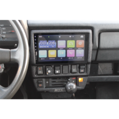 Консоль панели приборов АПС под 9-дюймовую магнитолу для Лада 4х4 (Нива) Без бренда