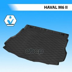 Коврик в багажник автомобиля Rival для Haval M6 II поколение 2021-н. в, полиуретан, 19406002