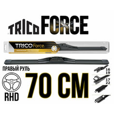 Щетка TRICO 700 мм/1шт Беcкаркасная (RHD) FORCE