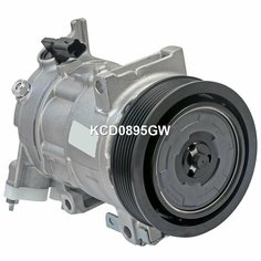 Компрессор кондиционера Citroen Berlingo, C3, C4, DS4, DS5 (Ситроен Берлинго, Ц3, Ц4, ДС4, ДС5) / Peugeot 308, Partner, RCZ (Пежо 308, Партнер, РЦЗ) Krauf