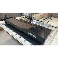Стол-полка на торпедо для грузового авто Тягач Sitrak C7H Коричневая экокожа Ромб Автостиль