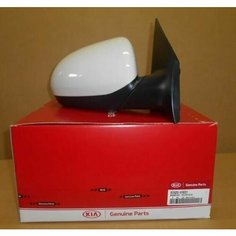 Зеркало правое электрическое с подогревом для Kia Rio 2011-2017 / арт. 876204Y031 / бренд MOBIS Hyundai/Kia