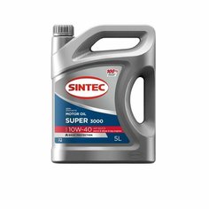Масло моторное полусинтетическое SINTEC Super 3000 10W40 API SG/CD 5 л (600293)