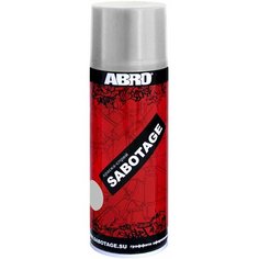 Краска-спрей SABOTAGE 36 (серебряный) Abro