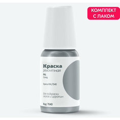 Подкраска RAL "Краска RAL7040", код цвета: 7040, штрих-корректор от сколов и царапин. Серый солид. Выпуск 1990 - 2020. Ab Color
