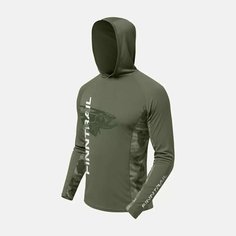 Лонгслив Finntrail WAVE BIG FISH KHAKI 6609 XS