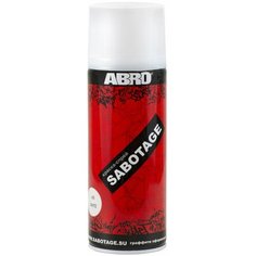 Краска-спрей SABOTAGE 40 белый глянцевый (400мл) Abro