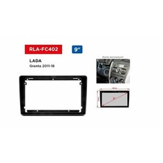 Incar RLA-FC402 рамка LADA GRANTA, Granta Sport 2011-2018, 9" Нет бренда