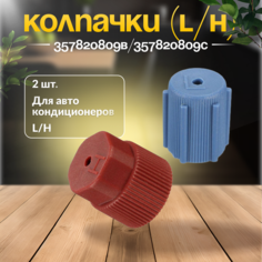 Комплект колпачков сервисного порта авто кондиционера (L/H) Железный век