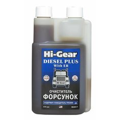 Очиститель форсунок Hi-Gear HG3417, 474 мл, содержит кондиционер металла ER, промывка форсунок, промывка топливной системы