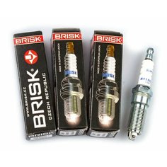 Свеча Зажигания ГАЗ Волга 31105, 3102, Siber, Газель 3302 с двигателем Крайслер 2.4 DOHC "Brisk RR15YC-1" 4Шт