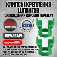 Фиксатор/клипса крепежная трубки охлаждения коробки передач для Volvo 9485149 Нет бренда