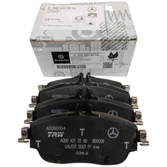 Колодки тормозные перние от официального дистрибьютора, производитель - MERCEDES-BENZ, артикул A0004203002