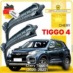Дворники Chery Tiggo 4 Чери Тигго 4 рест. 2020 2021 2022 Щетки стеклоочистителя бескаркасные автомобильные к-т 2 шт, 600мм-400мм Sufix