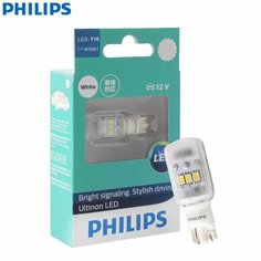 Лампа Philips светодиодная W16W 12V-LED (W2,1x9,5d) 6000K (блистер 1шт.) Philips