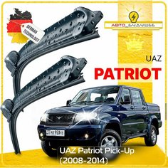 Дворники UAZ Patriot Pick-Up УАЗ Патриот 23632 2008 2009 2010 2011 2012 2013 2014 Щетки стеклоочистителя бескаркасные автомобильные 530мм-530мм к-т 2 шт. Sufix
