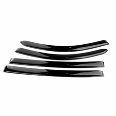 Дефлекторы на боковые стекла Voin Renault Sandero 2010-2014 хетчбек накладные скотч к-т 4шт Azard