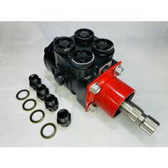 Насос-дозатор Д100-14.20-02 в сборе с шлицевым стаканом и штуцерами Akita