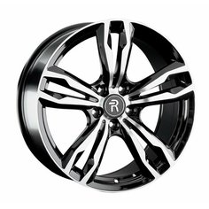 Колесный диск Replay HND362 19x8" PCD5x114,3 ET51 D67,1 черный глянцевый с полированными лучами