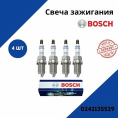 Свеча зажигания BOSCH (4шт) для TOYOTA тойота Corola Корола Prius Приус RAV 4 Рав 4 Yaris Ярис // OEM: 0242135529 Иридиевые