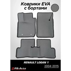 Коврики EVA (ЕВА) 3D Renault Logan 1 (2004-2015) Ps Avto