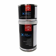 Лак автомобильный акриловый быстросохнущий 2K CLEAR CC.20 X-PERT CARSYSTEM, комплект (лак 1.0л + отвердитель 0,5л)