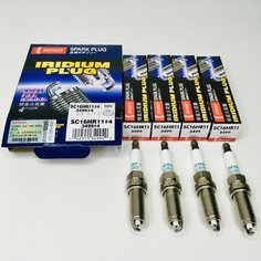 Свечи зажигания иридиевые DENSO SC16HR11 комплект 4 шт. для LEXUS CT NX / TOYOTA Auris Avensis Corolla E150/E140 Prius Rav4 Yaris / oem 90919-01253, 90919-01275