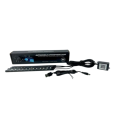 Подсветка в салоне автомобиля 4 шт по 12 LED 7 цветов USB + приложение+ Bluetooth, подсветка ног АВТОМАЯК