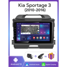 Автомагнитола Topway для Kia Sportage 3 , с GPS, сенсорным дисплеем, 4ГБ/64ГБ 4 ядра