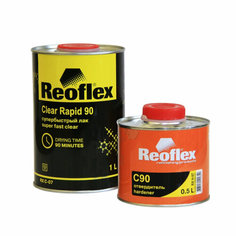 Лак UHS 2+1 RAPID 90 супербыстрый c отвердителем REOFLEX (1л+0,5л)