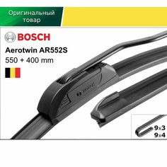 Щетки стеклоочистителей Bosch Aerotwin 3397118984 (ar552s), Крепление крючок, к-кт. 55/40 см.