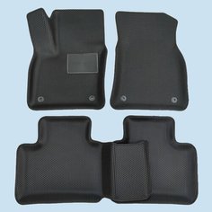 Коврики ЭВА Джили Атлас 2 (4WD полный привод) с бортами и 3D лапкой + подпятник (Официальные продажи в России) Geely Atlas 2 EVA ева (2023-н. в.) Нет бренда