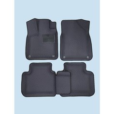 Коврики ЭВА на Джили Ситирей с бортами и 3D лапкой + подпятник (Официальные продажи в России) Geely Cityray ситирэй EVA ева (2024-н. в.) Нет бренда