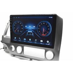 Магнитола для Honda Civic 4d 10 дюймов 2006-2011 4/64ГБ, QLED, Carplay, автозвук DSP, GPS Навигация Topway