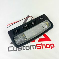 Плафон освещения салона черный LED (передний) Лада Приора Норма стиль Веста M&L