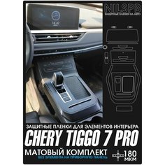 Chery Tiggo 7 Pro /XCITE X-Cross 7 | Защитные матовые пленки | консоль, климат, дисплей |Чери Тигго 7 Про| NILSPB/НИЛСПБ