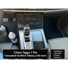 Chery Tiggo 7 Pro/ XCITE X-Cross 7 | Защитные глянцевые пленки | приборная панель, консоль, дисплей ГУ | NILSPB/НИЛСПБ