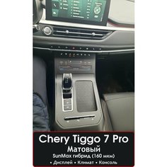Chery Tiggo 7 Pro / XCITE X-Cross 7 | Защитные матовые пленки |консоль, климат, дисплей| Чери Тигго 7 Про| NILSPB/НИЛСПБ