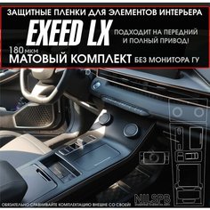 Exeed LX | Защитные матовые пленки на консоль/ климат | Эксид ЛХ | NILSPB/НИЛСПБ