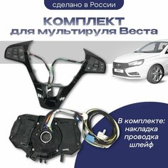 Комплект для подключения мультируля Веста (черный лак ) Лада