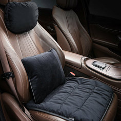 Подушка для автокресла Four Seasons General Motors, фланелевая, 3 части, черная Evans